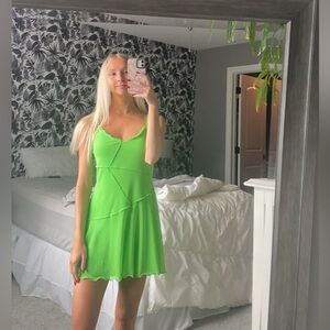 Forever 21 Green Mini Dress